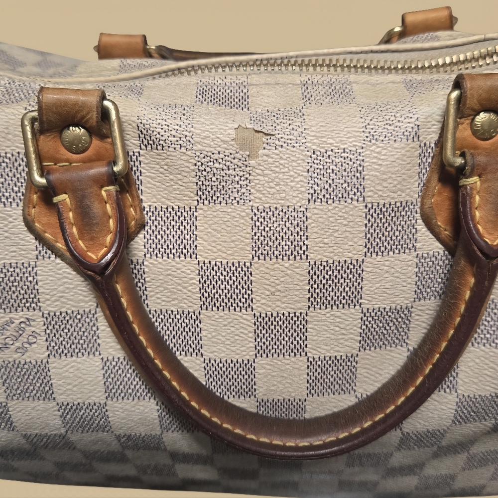 Louis Vuitton Damier Azul Speedy 30 Canvas Bag - Picture 8 of 12